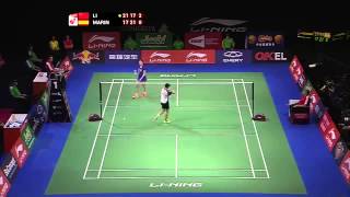 F  2014 BWF World Championships  Li Xuerui vs Carolina Marin [upl. by Maynard]