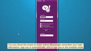 How to sign into Yahoo Messenger [upl. by Dnaltroc887]