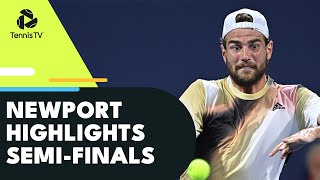 John Isner vs Maxime Cressy Alexander Bublik vs Jason Kubler  Newport 2022 SemiFinal Highlights [upl. by Marilin486]