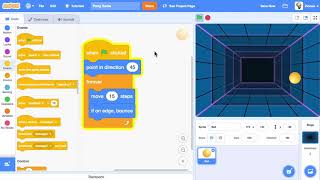 Pong Game with Scratch [upl. by Abisia730]