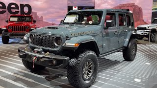 Refreshed 2024 JEEP Wrangler Rubicon 392 First Look in 4K at New York Auto Show 2023 [upl. by Graces]