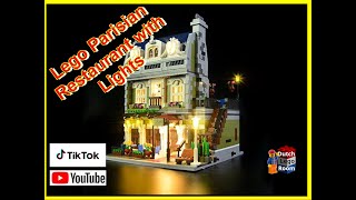 Parisian Restaurant with Lights  Lego 10243 [upl. by Ivette]