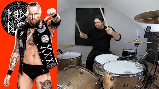 WWE Aleister Black Theme Song Root of All Evil Drum Cover [upl. by Larine207]