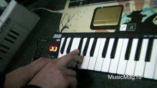 MusicMagru Akai LPK25 MIDI Keyboard video review [upl. by Orodoet]