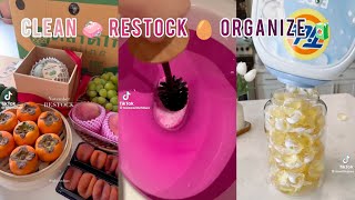 1 Hour ⏳ Restocking 🥚 Organizing 🧃 Cleaning 🧼 TikTok Compilation ✨ Satisfying 💯 [upl. by Sugna]