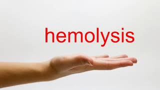 How to Pronounce hemolysis  American English [upl. by Azral823]