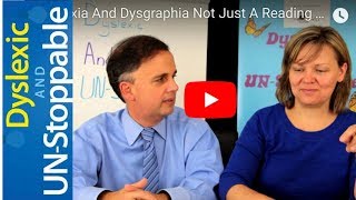 Dyslexia And Dysgraphia Not Just A Reading And Writing Issue [upl. by Niwroc]