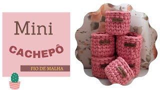 MINI CACHEPÔ FAÇA E VENDA [upl. by Lewie]