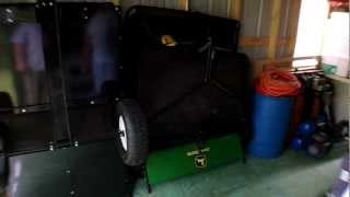 How I store my 42quot lawn sweeper [upl. by Wetzell896]