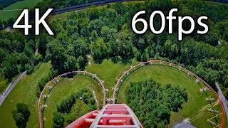 Intimidator 305 front seat onride 4K POV 60fps Kings Dominion [upl. by Rubi]