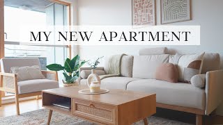 My furniture has finally arrived  My New Apartment Tour Minimalist and Cozy Scandinavian Decor [upl. by Hendrik]