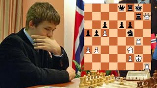 Carlsen defeats the World 1 player as a 16year old [upl. by Elvia]