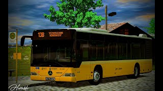 OMSİ 2  CİTARO M2267  BAD KİNZAU KÖY YOLLARI 301 [upl. by Idnyl2]