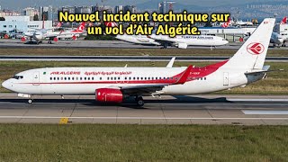 Nouvel incident technique sur un vol d’Air Algérie [upl. by Annerol]