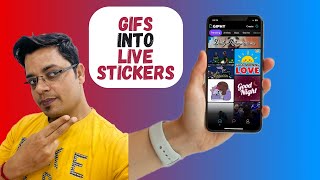 How to Turn GIFs into Live Stickers in iOS 17 on iPhone and iPad 🔥 [upl. by Ahsel]