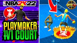 MY PLAYMAKER BUILD BROKE THE STAGE 1v1 COURT IN NBA 2K22  BEST PLAYMAKER BUILD NBA 2K22 [upl. by Quiteria524]