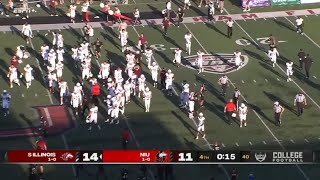 Southern Illinois Upsets Northern Illinois  2023 College Football [upl. by Auhsej]