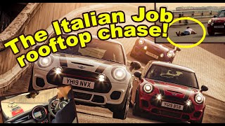 Recreating the Italian Job rooftop car chase [upl. by Weinstock]