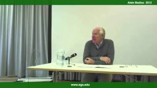 Alain Badiou Introduction To The Philosophical Concept of Change 2012 [upl. by Jefferson]