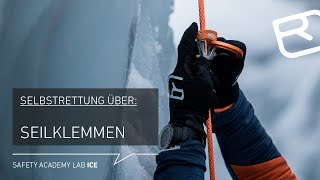 Selbstrettung mit Seilklemme Micro Traxion aus Gletscherspalte  Tutorial 1818  LAB ICE [upl. by Hubert]