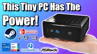 This Tiny PC Has The Power Emulation Gaming eGPU Support NUC Box Review [upl. by Jalbert349]