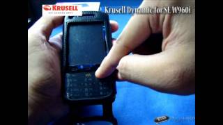 Review Krusell Dynamic for Sony Ericsson W960i [upl. by Hareenum182]