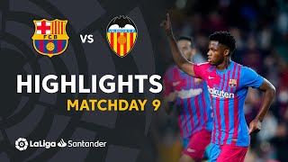 Resumen de FC Barcelona vs Valencia CF 31 [upl. by Nelia]