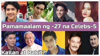 PINOY CELEBRITIES NA PUMANAW NA PART 5 [upl. by Elyrad]