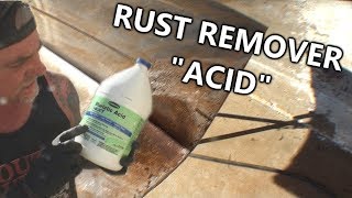 quotMuriatic Acidquot Rust Removal Fast Easy and Forever [upl. by Akirea]