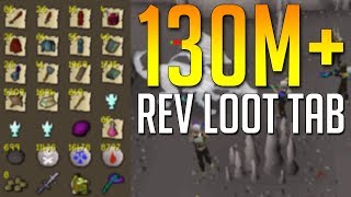 My Revenant LootDrop Tab Is HUGE OSRS [upl. by Atniuq9]