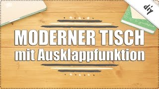 DIY HACKS für kleine Räume  TISCH selber bauen  Anleitung [upl. by Alema]