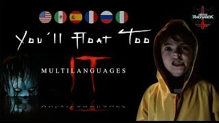 It Chapter 1  quotYoull float tooquot Multilanguage [upl. by Jermayne]