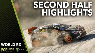 World RX 2018  Second Half of the Season Highlights [upl. by Nysilla]