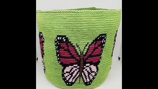 VIDEO 1 Mochila mariposas técnica wayuu [upl. by Etta494]