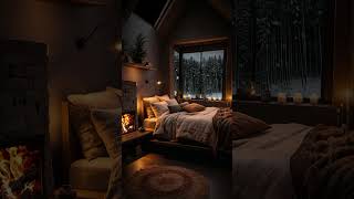 Cozy Winter Ambience amp Howling Wind with BlizzardWho do you want to be here with shorts winter [upl. by Eelak]