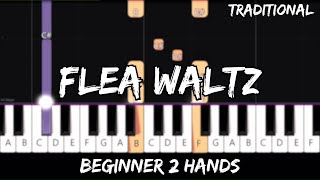 Traditional  Flohwalzer  Flea Waltz  Easy Piano Tutorial  For 2 Hands [upl. by Deeann904]