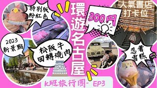 ［名古屋自由行］🤑懶人包教你搭車300円名古屋市玩足全日｜2023名古屋必去景點｜隱藏版粉紅色雞仔布甸蛋糕🐥｜￼ 必食可愛金鯱橫町忍者雪糕｜名古屋城｜榮有咩買同食？｜平價高質北歐雜貨店｜豐田車廠 [upl. by Schatz]