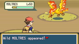 Pokémon FireRed  Catching Moltres [upl. by Castara]