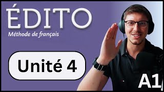 Édito A1  Unit 4 Beginner Full French class [upl. by Brooke354]