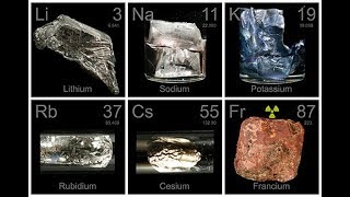 Reaction of Francium alkali metal with water [upl. by Gnay]