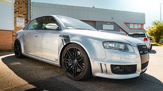 TERRIFYING 635 BHP SUPERCHARGED RS4 [upl. by Harutek]