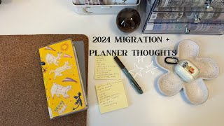 2024 migration  planner thoughts [upl. by Elonore346]