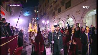 Cristo de los Favores en Ganivet Semana Santa Granada 2012 [upl. by Ycniuqed510]