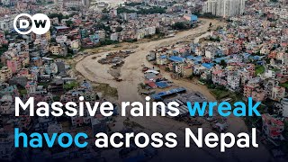 Over a hundred people killed by flooding and landslides in Nepal  DW News [upl. by Rickey767]