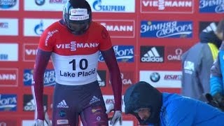 FIBT  Mens Skeleton World Cup 20132014  Lake Placid Heat 2 [upl. by Noslen]