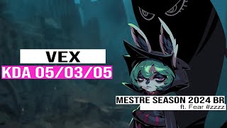 Vex vs Zilean Mid  TOP 01  Mestre BR Patch 141 Season 14 [upl. by Ellerahs75]