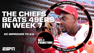 Chiefs vs 49ers Reaction 🏈 KC has the BEST DEFENSE in football – Booger McFarland  NFL PrimeTime [upl. by Christin]