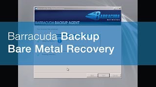 Barracuda Backup Service  Bare Metal Recovery Demonstration [upl. by Llorre]