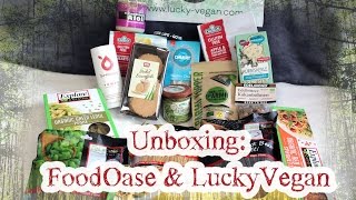 Unboxing FoodOase amp Lucky Vegan [upl. by Starling]