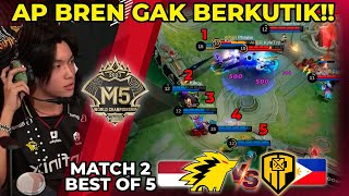 DI BALAS SAMA ONIC AP BREN GA DI BIKIN BERKUTIK SEDIKIT PUN MATCH 2 M5 [upl. by Ardnod]